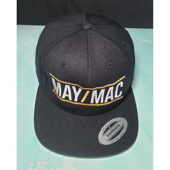 Mayweather McGregor Hat Cap Snapback Adjustable MAY/MAC 2017 Black Acrylic Wool - Picture 1 of 7